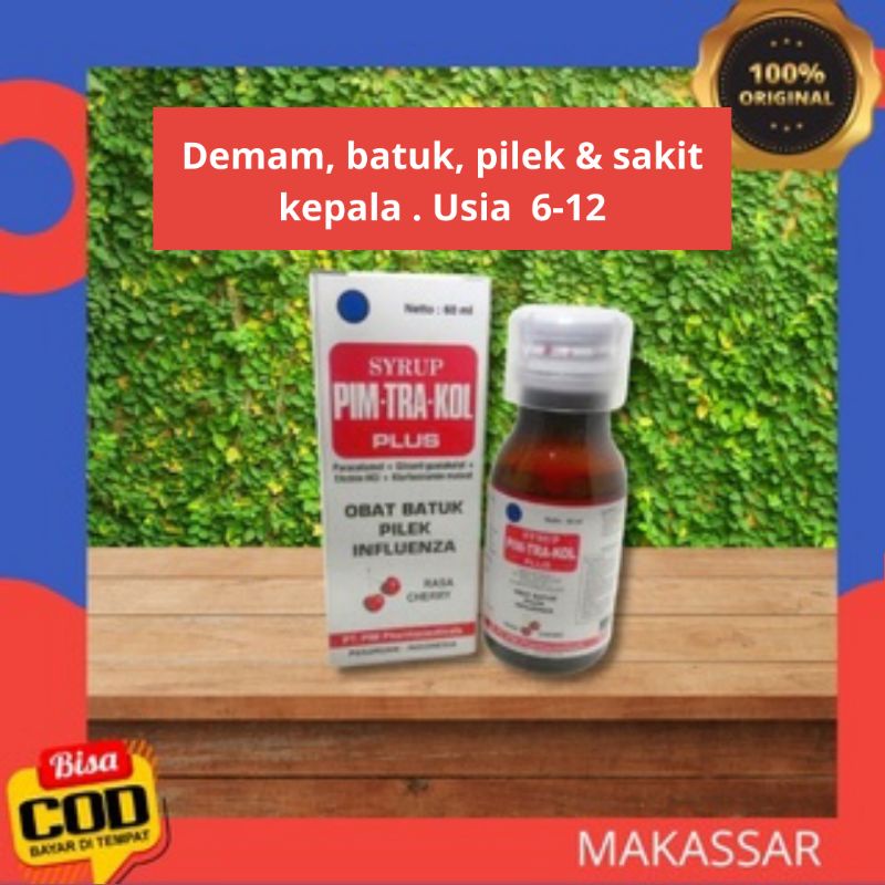 Pimtrakol sirup obat batuk &amp; pilek anak