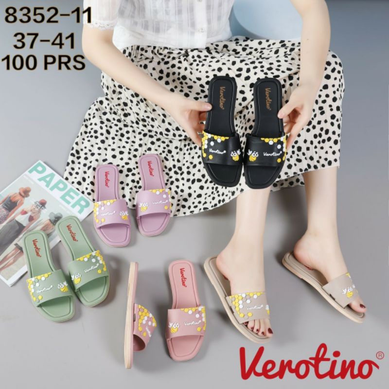 COD SANDAL VEROTINO 8352-11 SANDAL SLOP IMPORT JELLY FASHION MOTIG LUCU VEROTINO SIZE 37-41