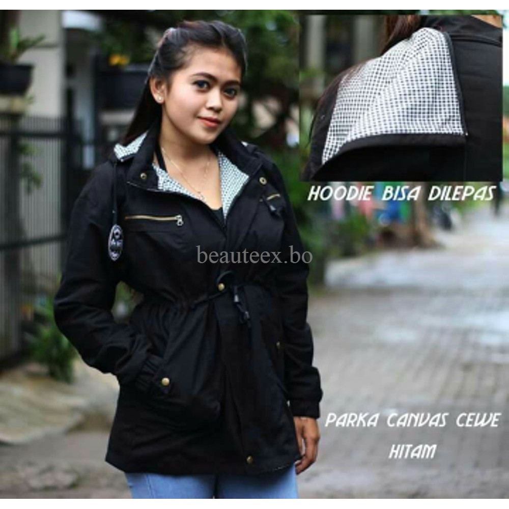 SALE jaket parka cewe /parka canvas