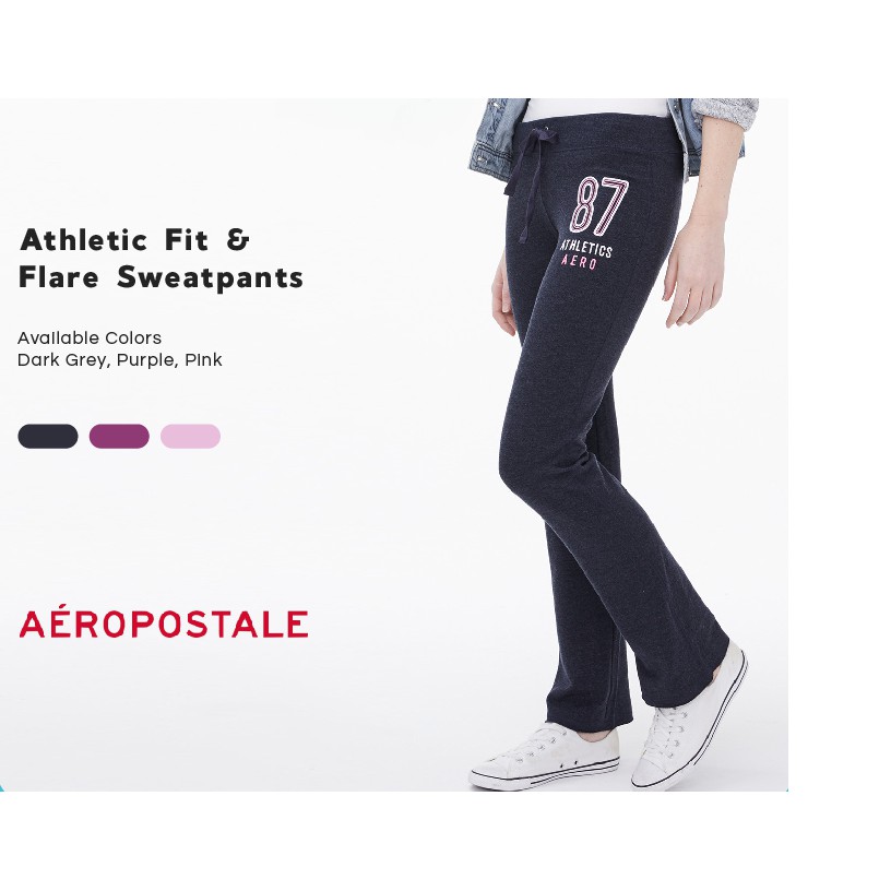 [ SALE ] Celana Jogger Olahraga / Sweatpants Cewek Wanita AEROPOSTALE Slim fit dan Stretch