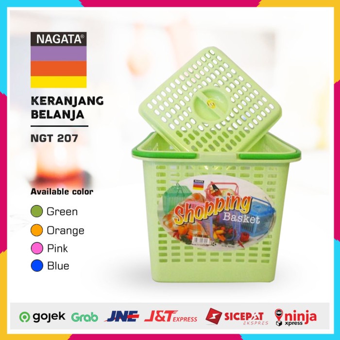 [HE] Keranjang Belanja Sayur Buah NGT207 Shopping Basket Nagata NGT-207