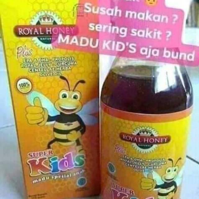 

Royal honey kids vitamin untuk anak dan penambah nafsu makan anak original NASA
