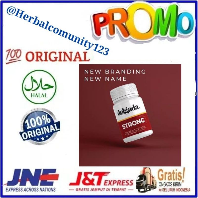 ( Terlaris ) Delgada Strong 100% Original Obat Pelangsing Penurun Berat Badan Super Terbaik Herbal