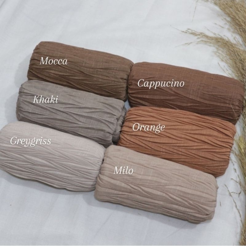 PASHMINA PLISKET OAKWOOD/kayu umama