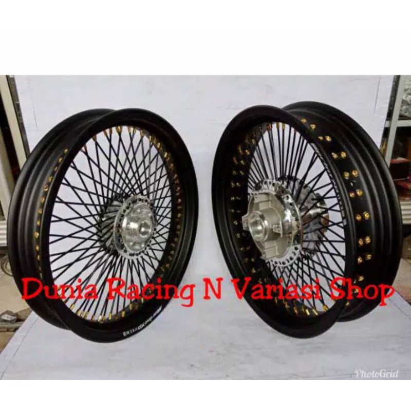 Paketan Velg jari jari ruji ruji Seribu Karisma Supra 125 Revo absolute Blade Velg Rossi