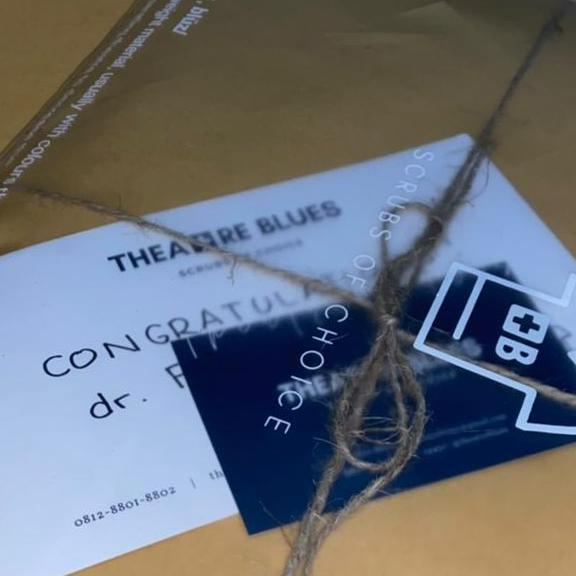 

SALE✅Gift Wrapping Packaging Theatre Blues (Notes Included)|RA7
