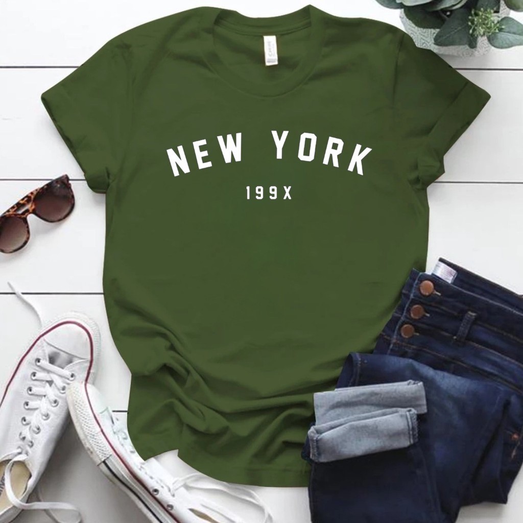 KAOS DISTRO WANITA ONECK NEW YORK /KAOS WANITA