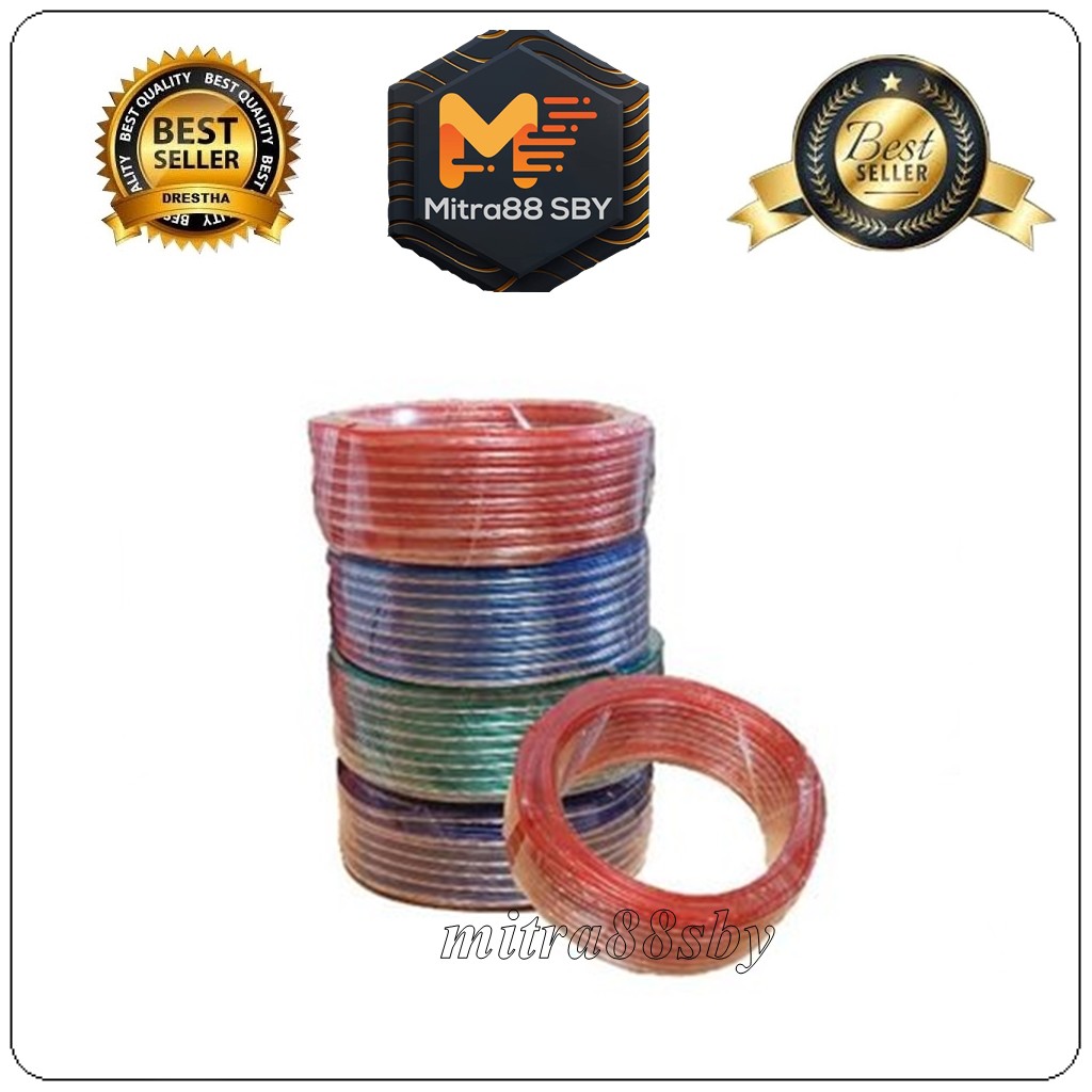 Mitra88sby Kabel transparan monster per meter ( audio cable ) 2x30  2x50  2x80  2x120