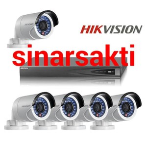 PROMO PAKET CCTV HIKVISION 4 CAMERA 2MP 1080P TURBO HD ( LENGKAP SIAP PASANG )