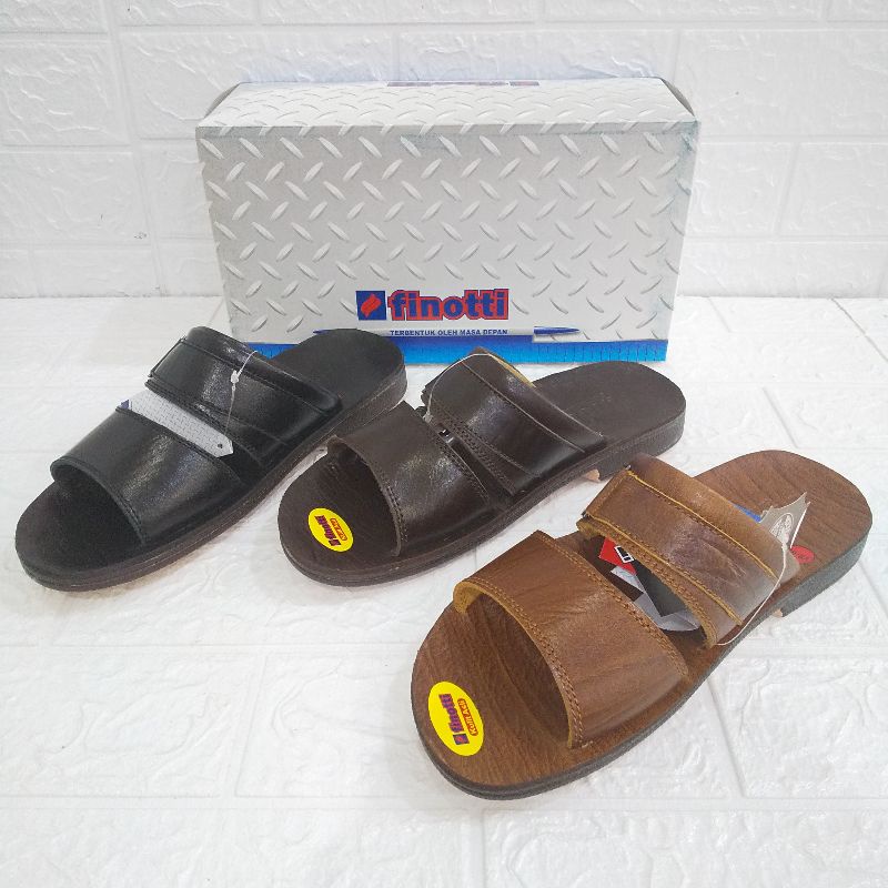 Sandal kulit finotti VR 03 size 38-42, sandal formal, sandal kulit