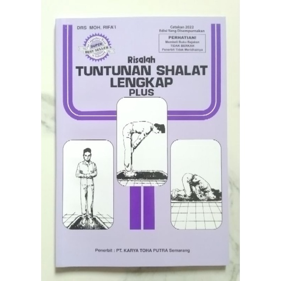 BUKU RISALAH TUNTUNAN SHALAT LENGKAP PLUS BESAR