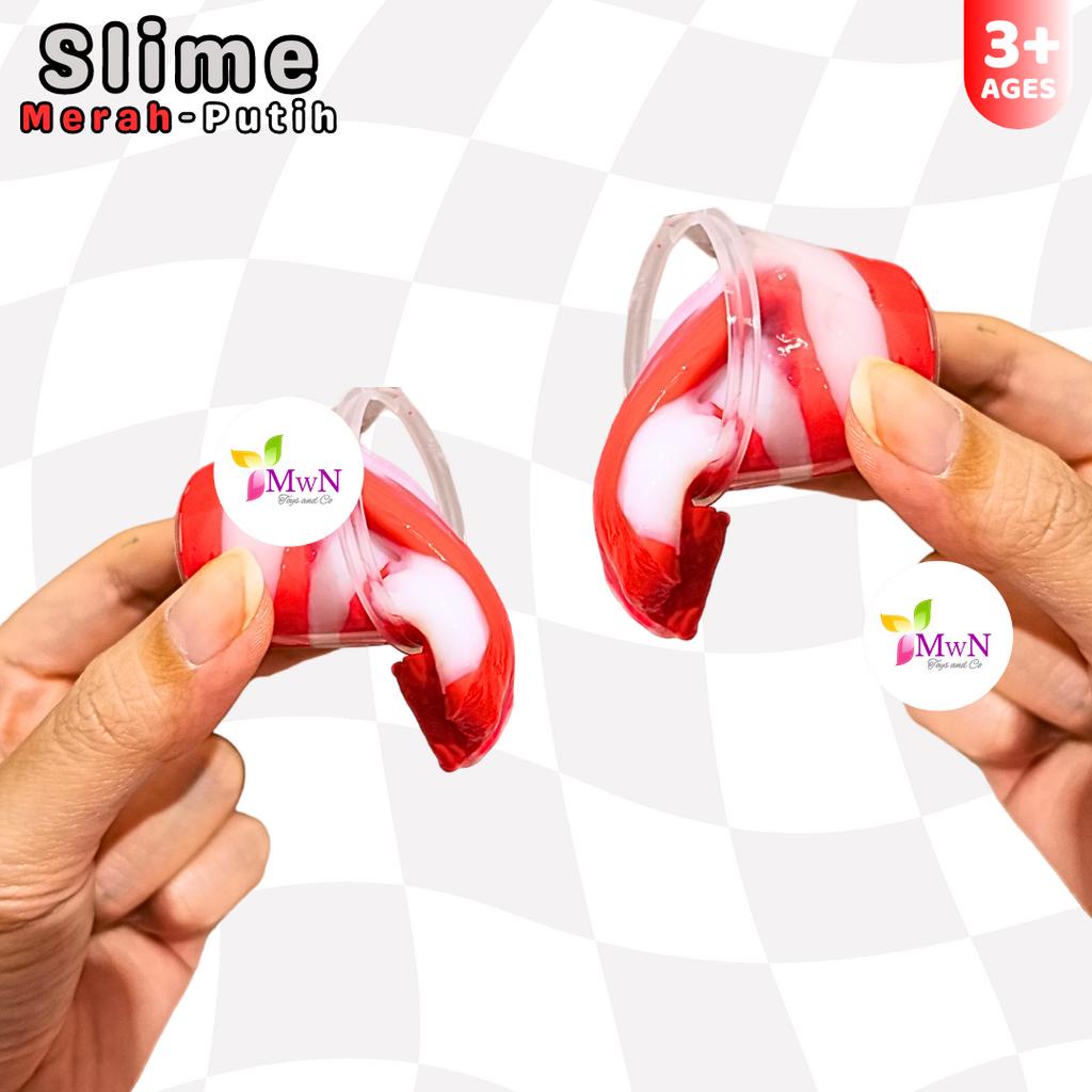 MWN Mainan Anak Slime Merah Putih (1pcs)