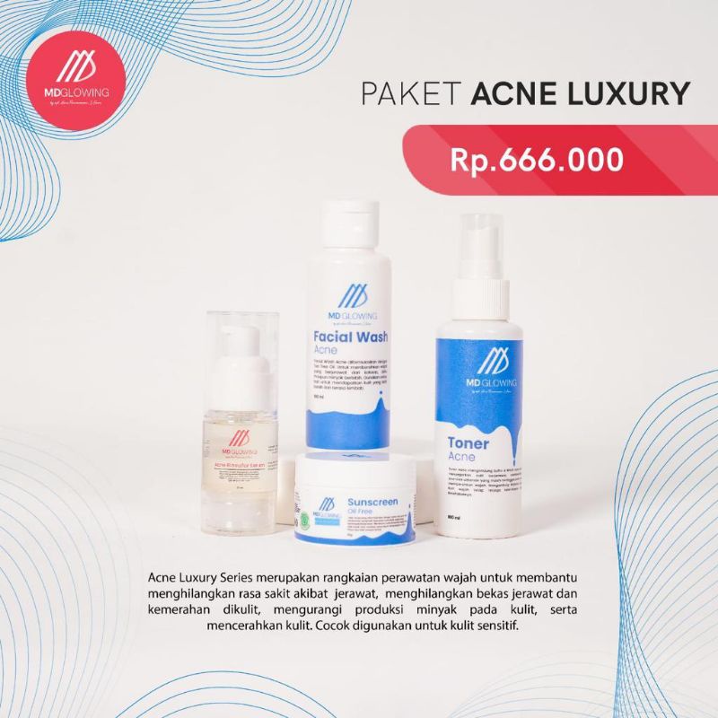 Paket Acne Luxury MD Glowing skin by Heni