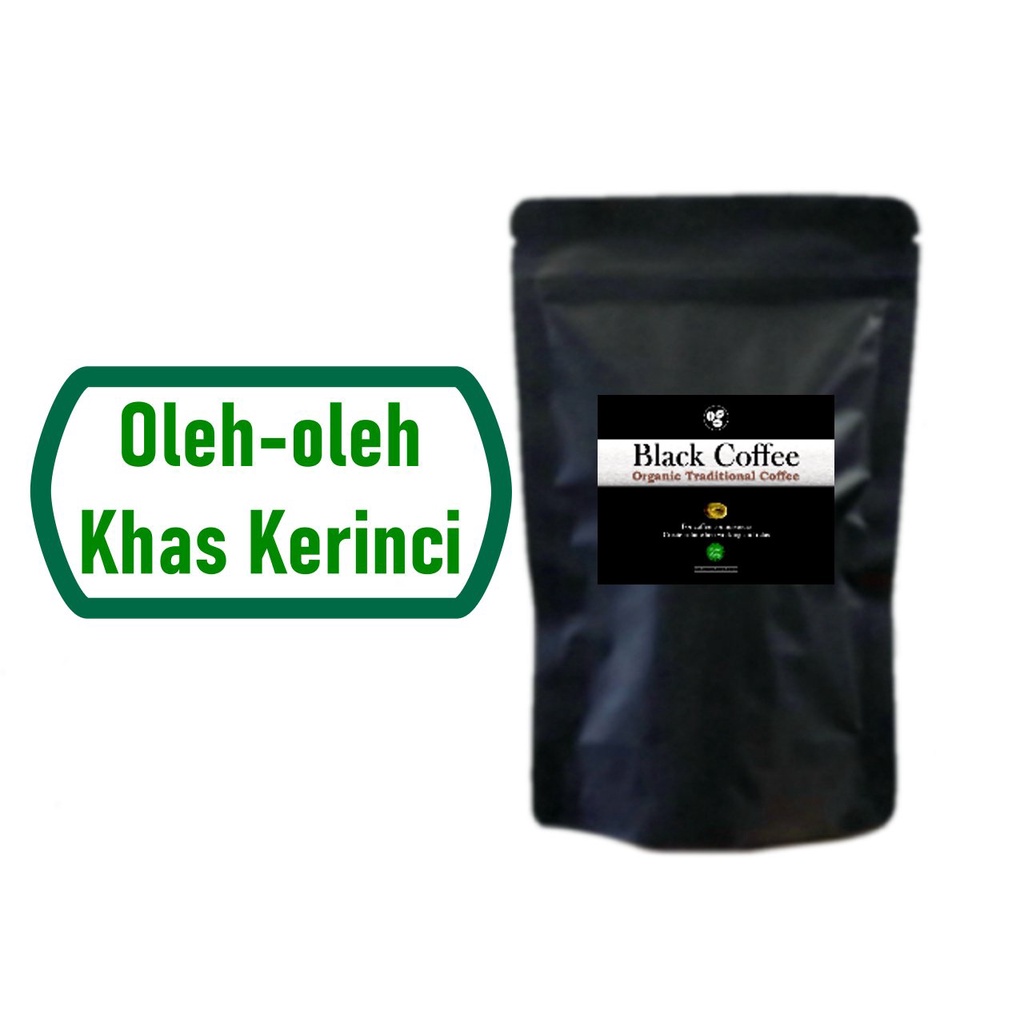 

Kopi Hitam Tradisional Kerinci - Jambi Roast Bean 250 Gram - Robusta Black Coffee Official Kupai