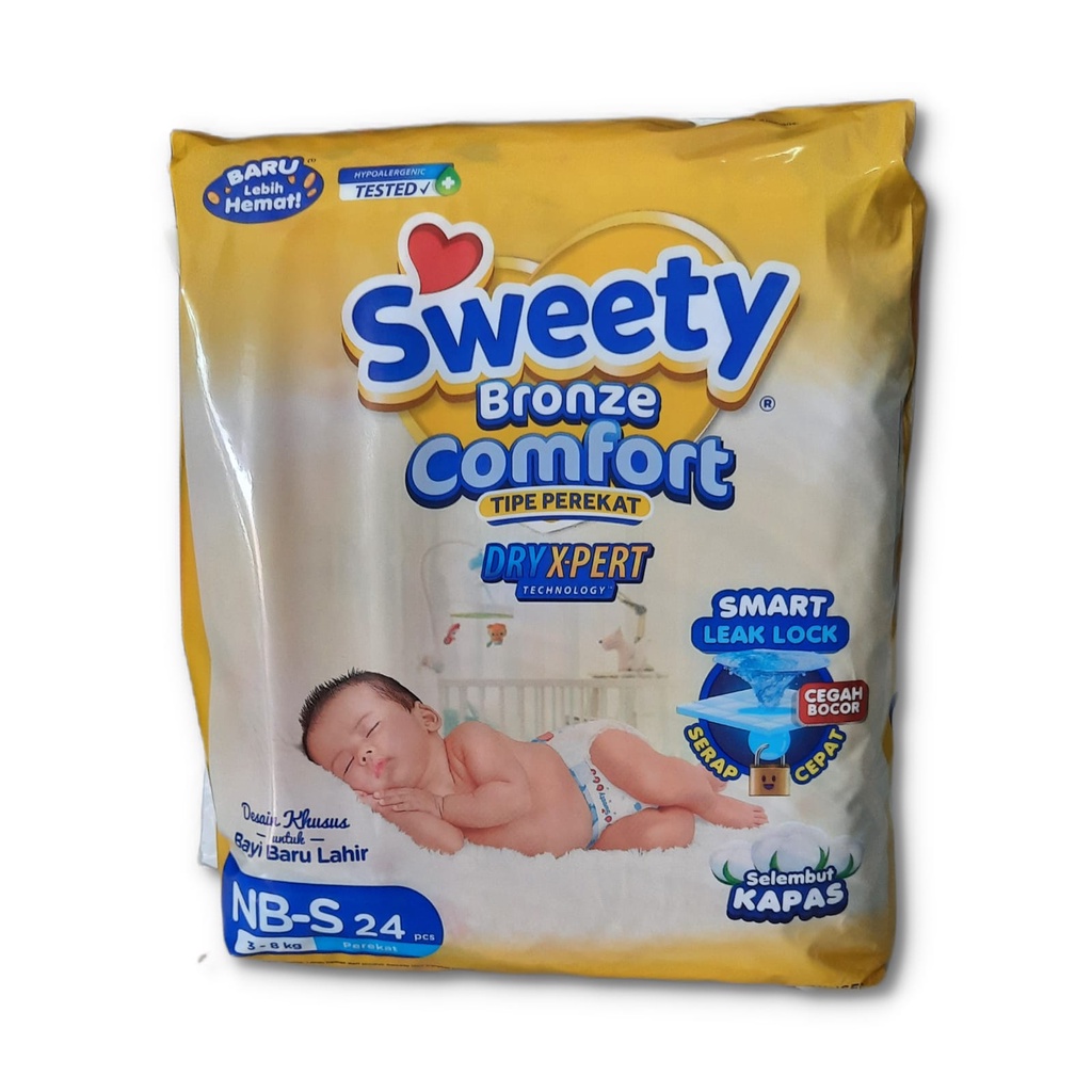 Sweety Bronze Comfort NB-S 24 tipe perekat