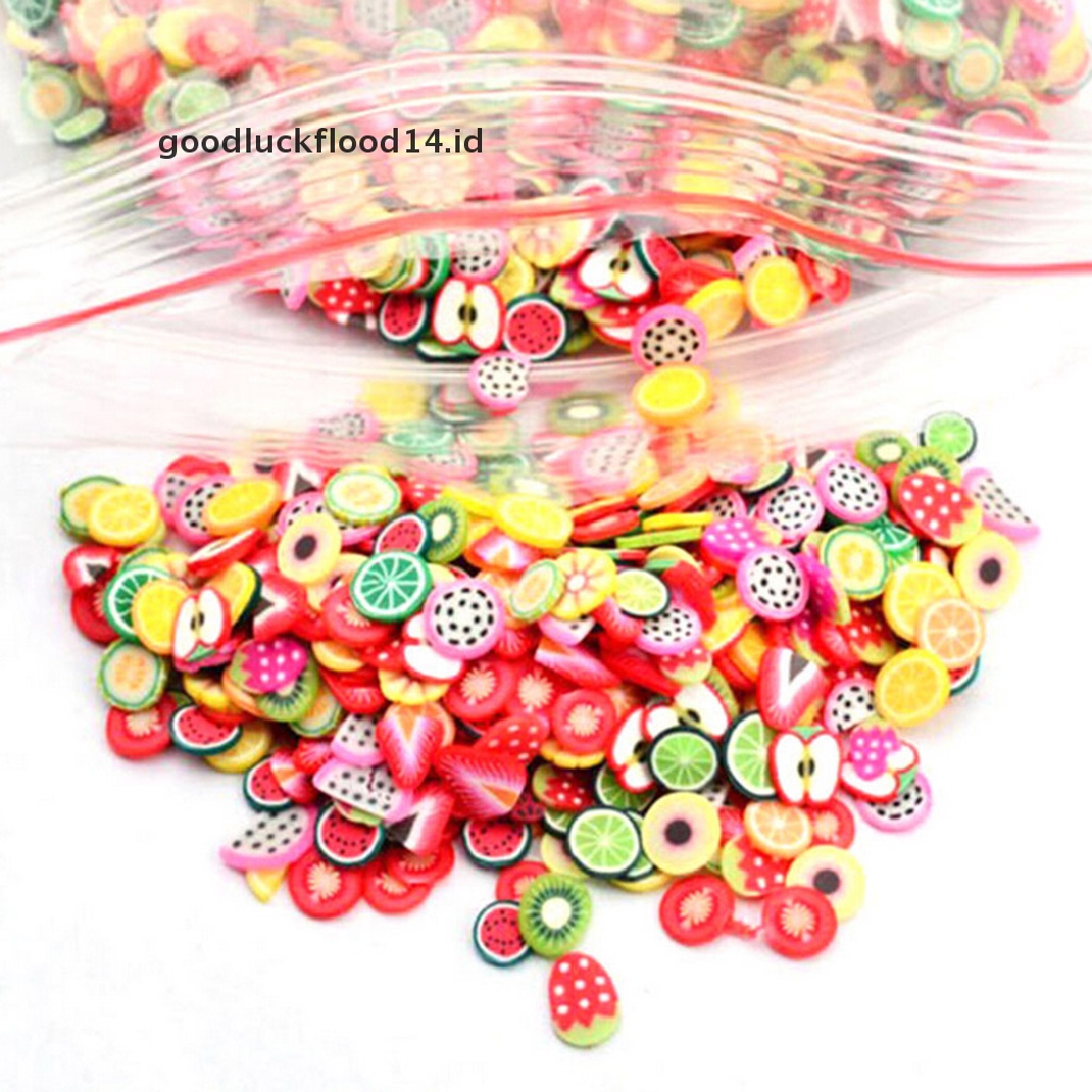 [OOID] New 1000Pcs Nail 3D Letter Fragments of Polymer Clay Stickers Gel Tips ID