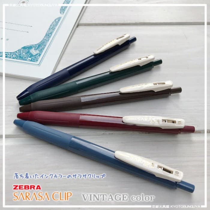 

Spesial Pulpen Gel Zebra Sarasa Clip Vintage Series 0,5Mm Hot Sale