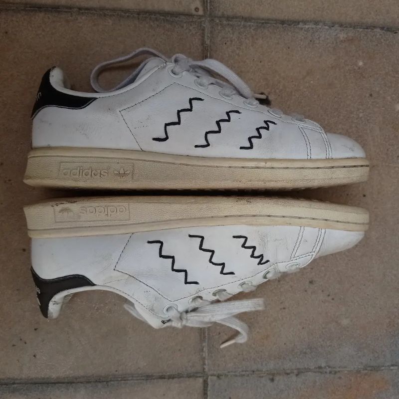 SEPATU ADIDAS STAN SMITH RARE ORIGINAL SHOES WHITE SECOND