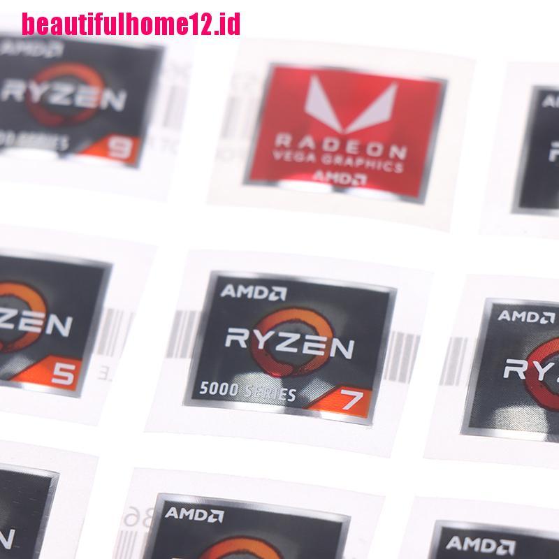 Stiker Label Prosesor Seri ATHLON Ryzen R 3 5 7 Generation