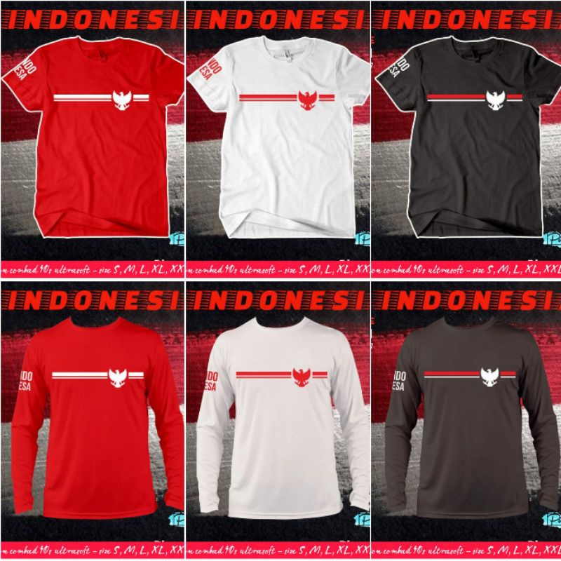 kaos seri Indonesia Merah Putih Garuda C