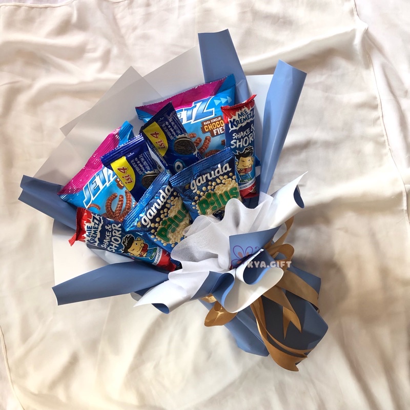 

Bucket Snack/Buket Snack/Buket Biru Pink