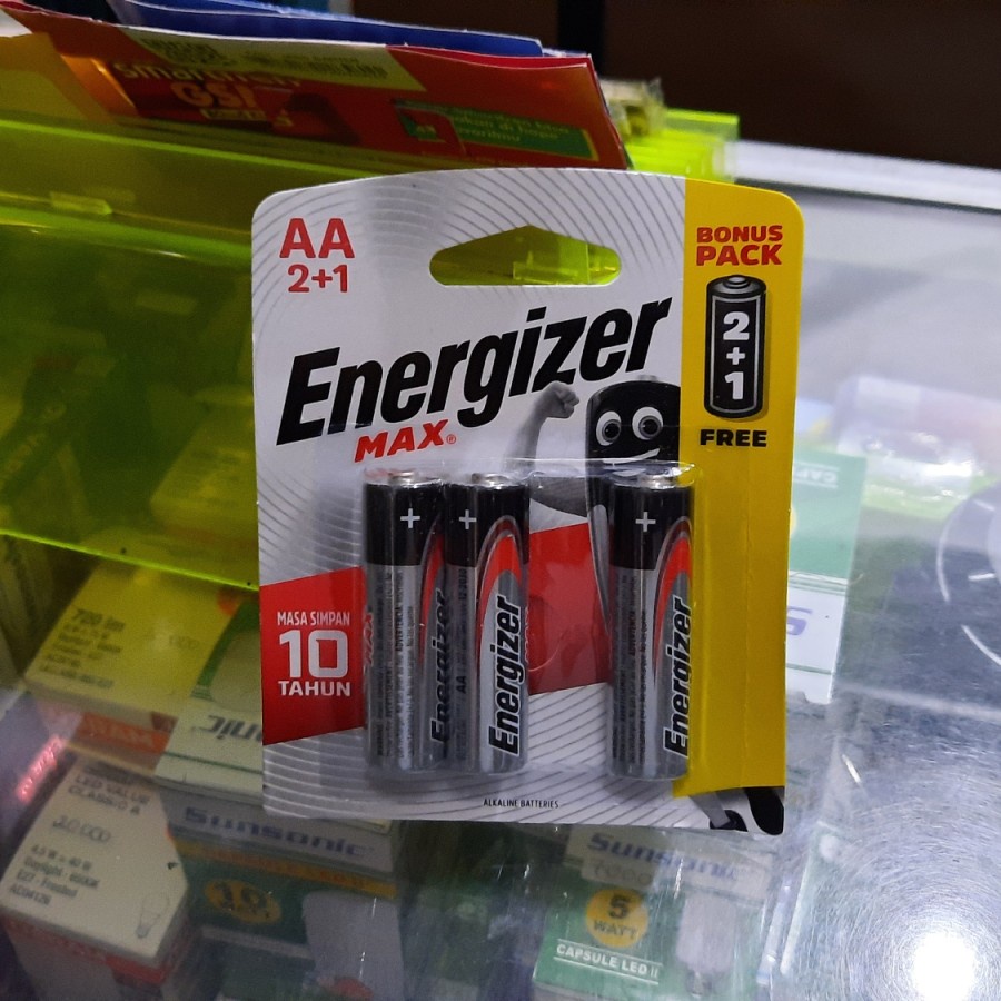 Baterai Energizer Max AA  isi 3 dan AAA isi 3 / Baterai Energizer AA / AAA Batu Batrai jam dinding batre remot batre original energiser isi 3 promo [ COD ]