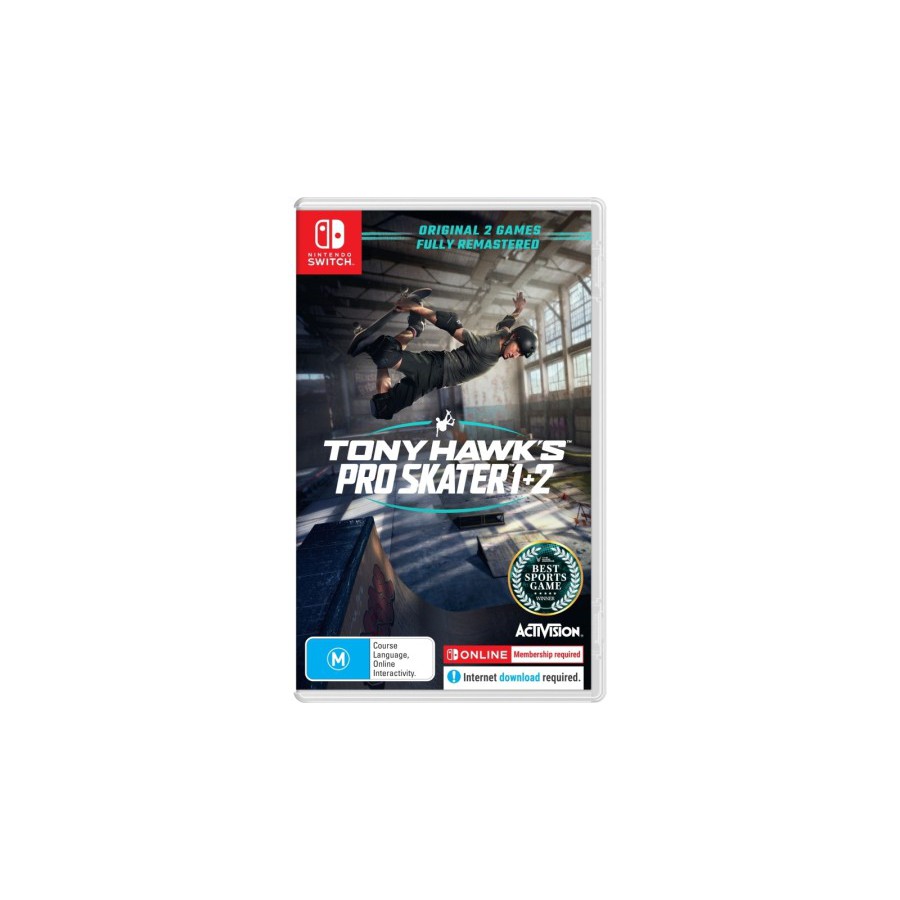 Nintendo Switch Tony Hawk's Pro Skater 1 + 2  Tony Hawk Pro Skater