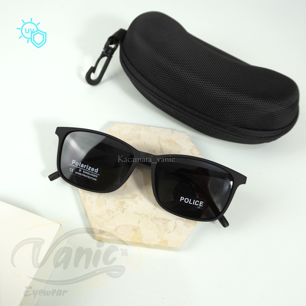 Kacamata Hitam Polarized Police 1216 Pria Wanita