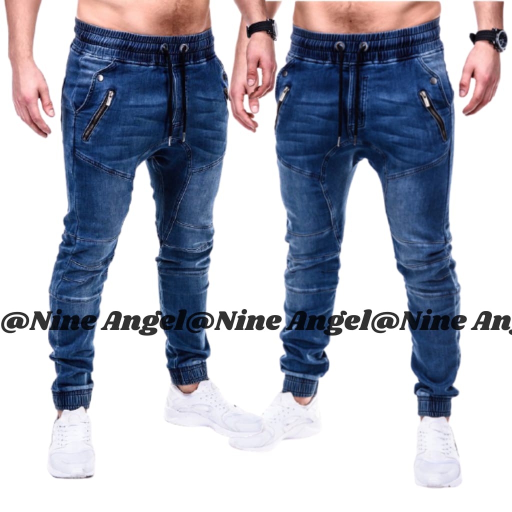 joger jeans cargo super premium original nine angel terbaru