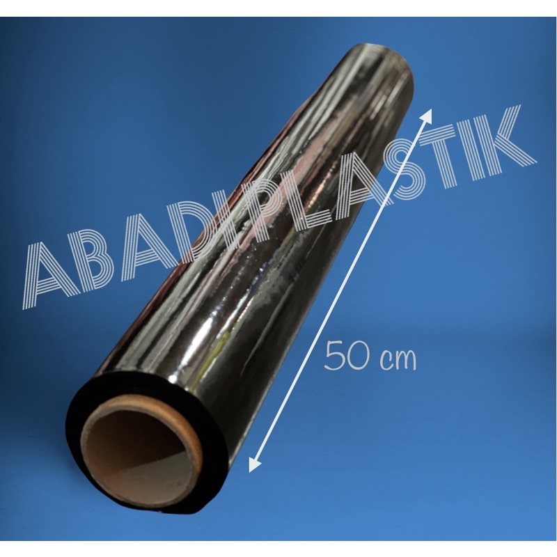 

WRAPPING/PLASTIK WRAPPING HITAM/REPPING KOPER/50CM x 250 MTR