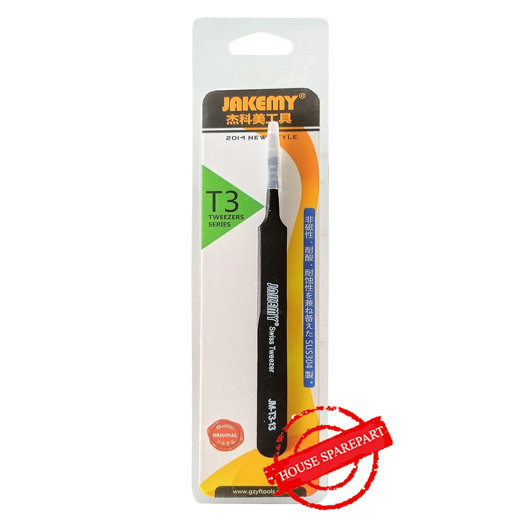 JAKEMY JM-T3-13 Professional Broad Tip Tweezer Original