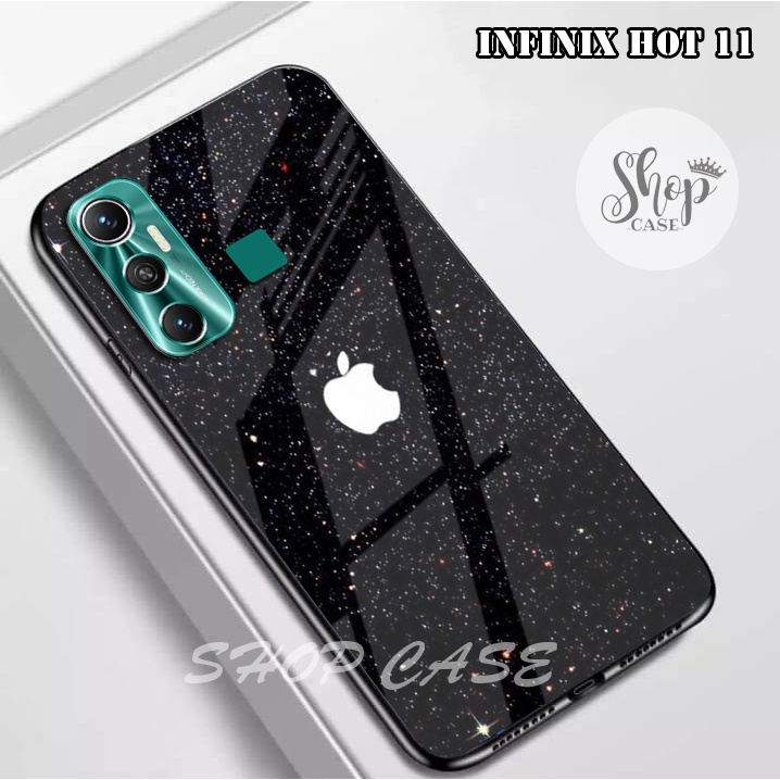 Softcase Glass Infinix Hot 11 - Case Infinix Hot 11 - Kesing Infinix Hot 11 - Casing Infinix Hot 11 