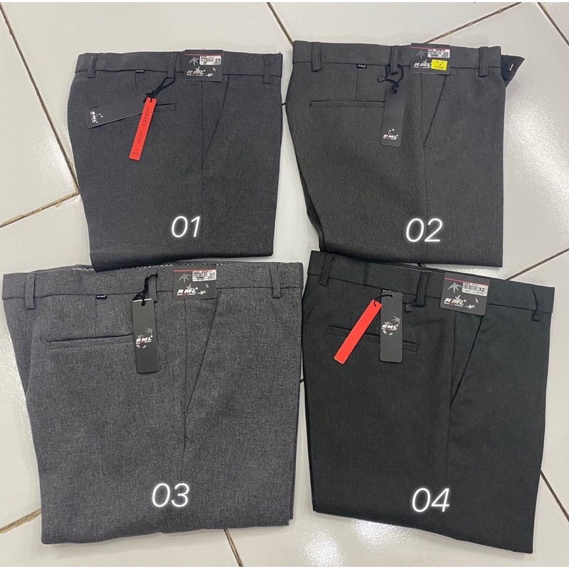 Celana formal RML ukuran STANDARD / Celana kerja SLIMFIT pria / Celana panjang formal / Celana forma