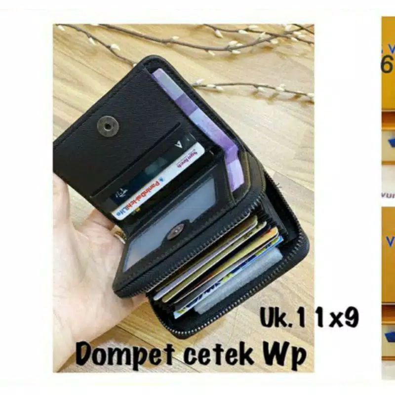 Dompet cetek 2sisi, dompet pendek free box