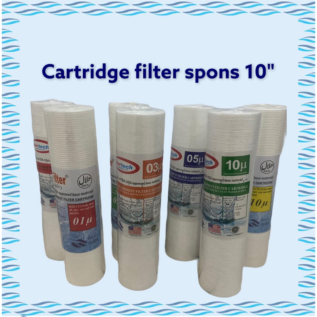 Jual Cartridge Filter Air Cartridge Sedimen Cartridge Spons