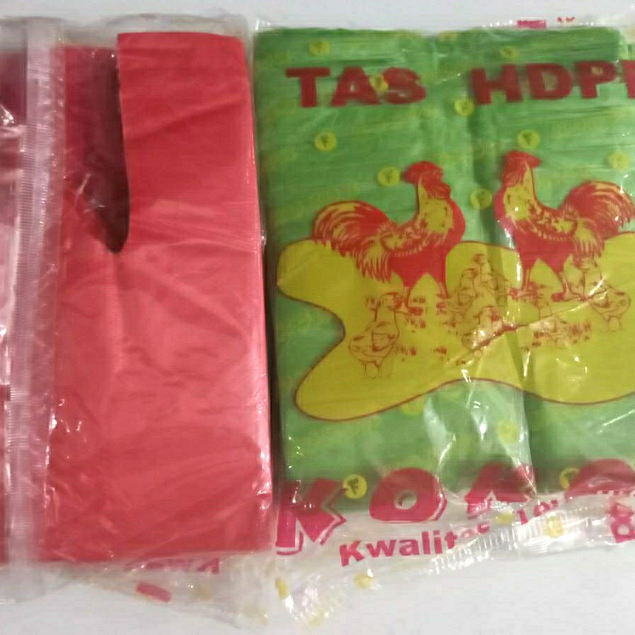 KANTONG PLASTIK KRESEK WARNA HDPE KOKOK kecil, UK 15