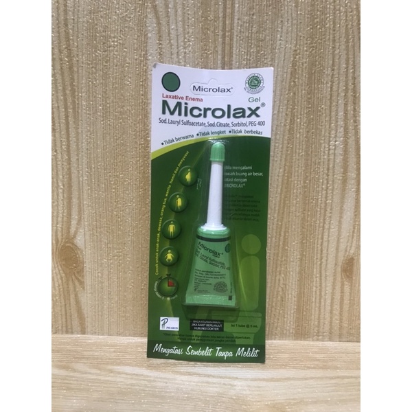 Microlax Gel 5ml | Sembelit | Susah BAB | Kostipasi | Pencahar