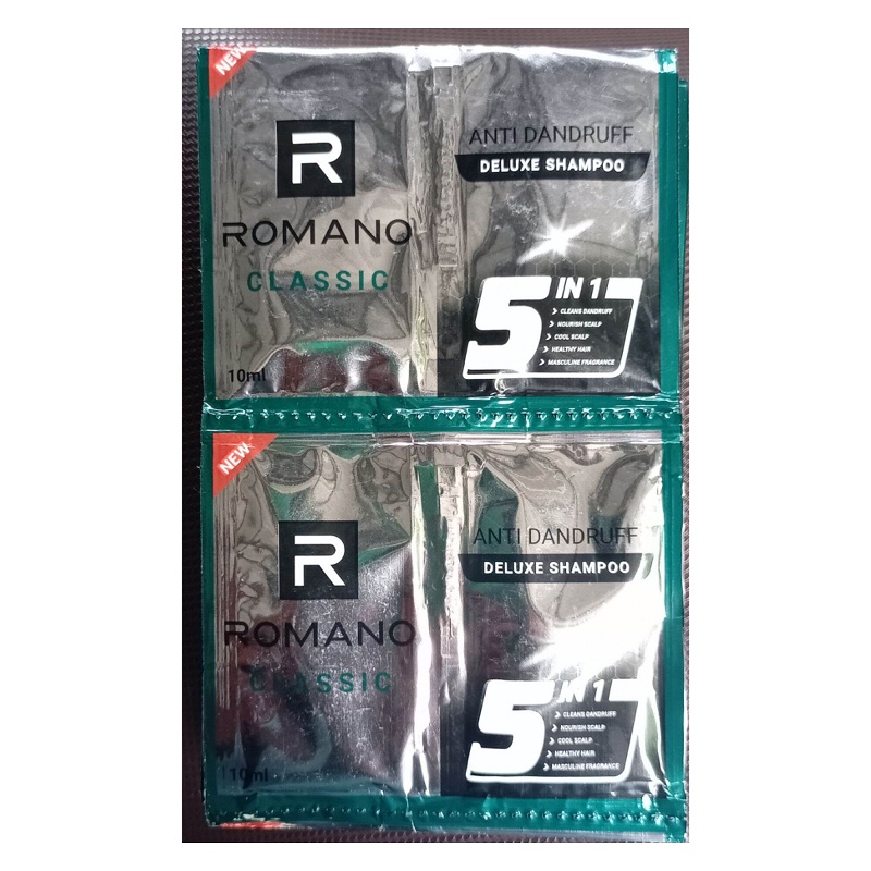 SAFI | ROMANO Shampoo Renceng 10 ml x 12 pcs