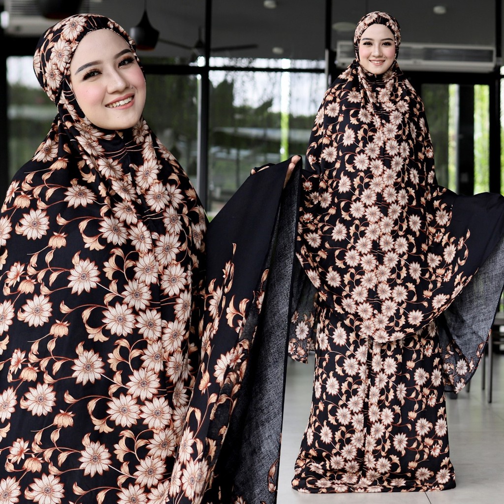 HOPYLOVY - Mukenah Dewasa Katun Rayon Adem Warintil