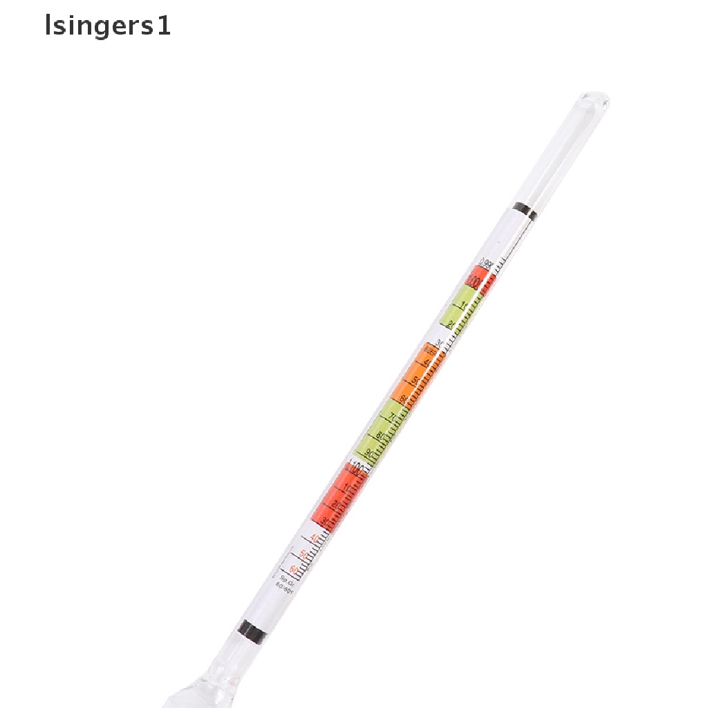 (lsingers1) 3pcs / set Hydrometer + Botol Minuman Alkohol / Wine / Bir Untuk Rumah