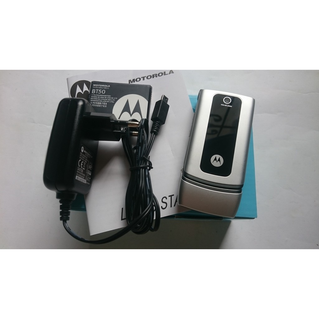 Motorola W375 Flip / Clamshell Lustrous Silver