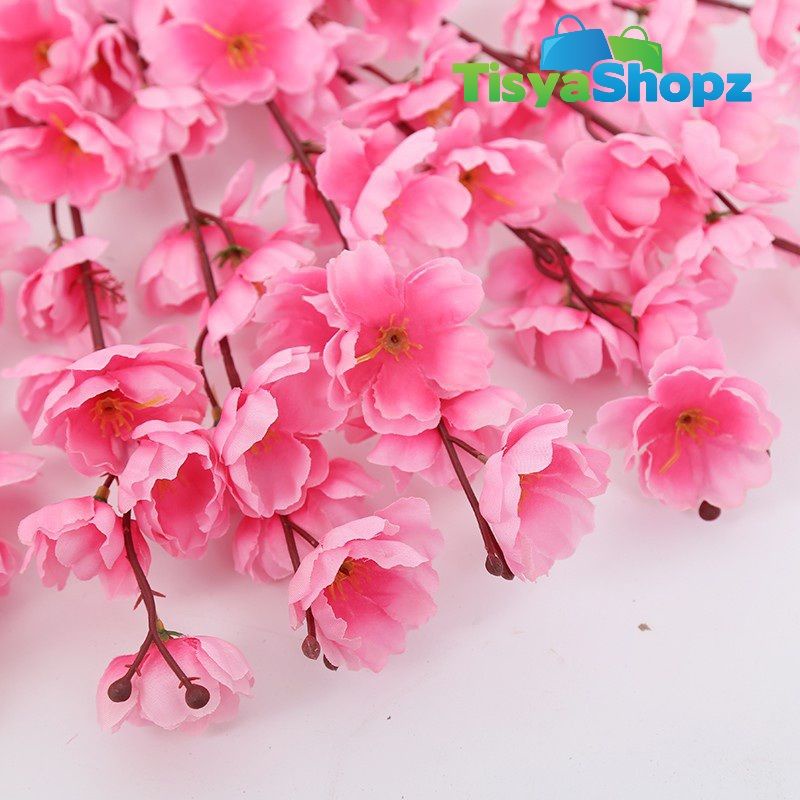 BUNGA SAKURA TINGGI 55 CM / BUNGA HIAS SAKURA ARTIFICIAL