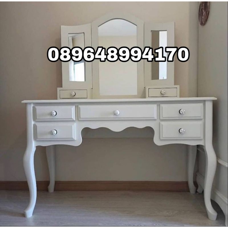 meja rias jati jepara meja minimalis jati