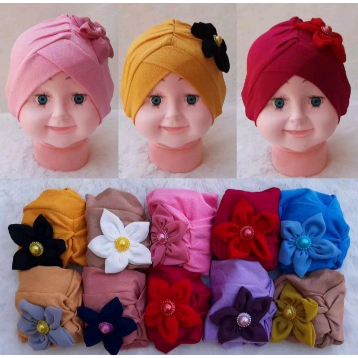 TURBAN ANAK BAYI MILEA (1 BULAN - 2 TAHUN ) / CIPUT ANAK KEKINIAN