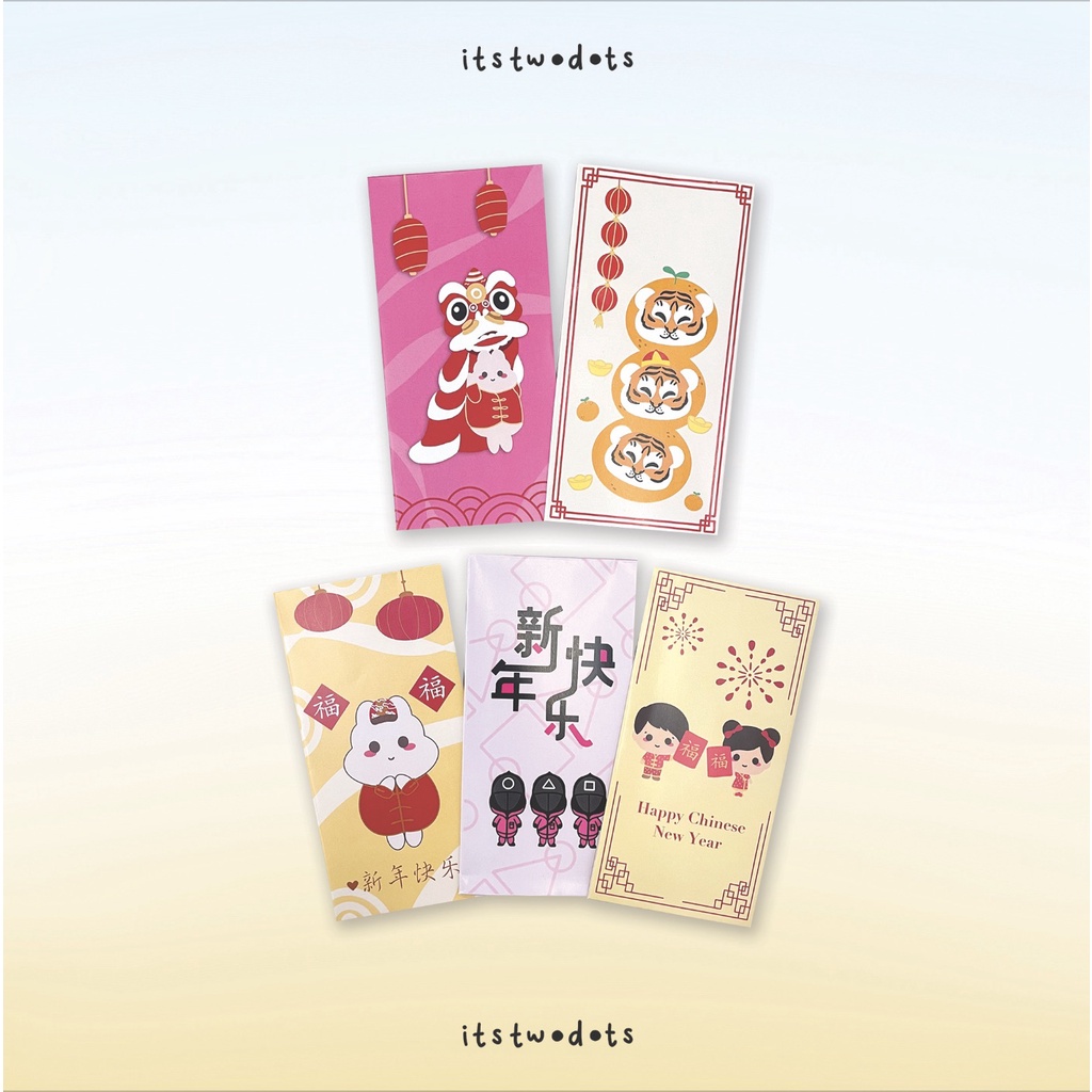 

ANGPAO IMLEK ISI 10 ANGPAU IMLEK SQUIDGAME ANGPAU LUCU ITSTWODOTS