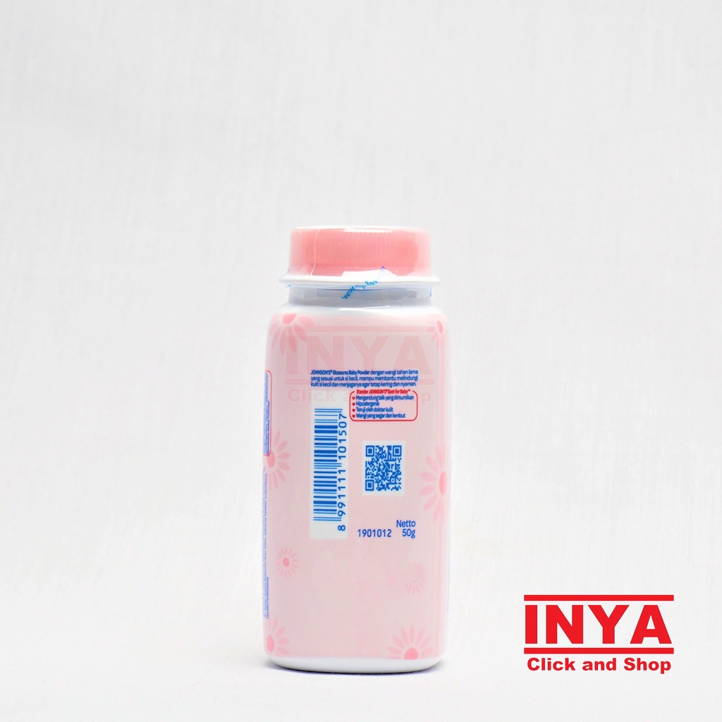 JOHNSON BLOSSOMS BABY POWDER 50gr - Bedak Bayi