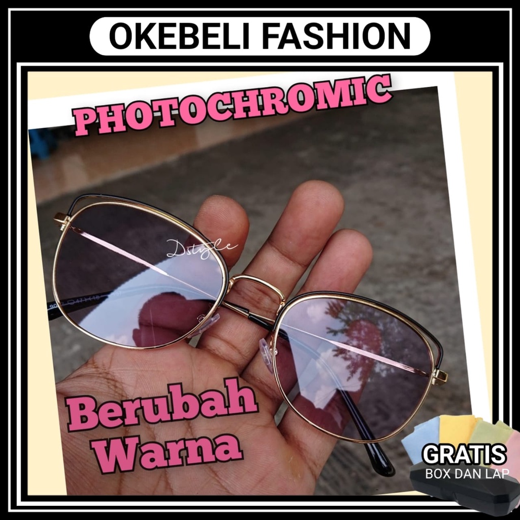 LENSA PHOTOCROMIC FRAME NEW STYLE BERUBAH WARNA TERBARU