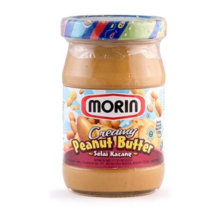 

MORIN Jam Peanut Butter & Peanut Butter Chunky Botol 300gr