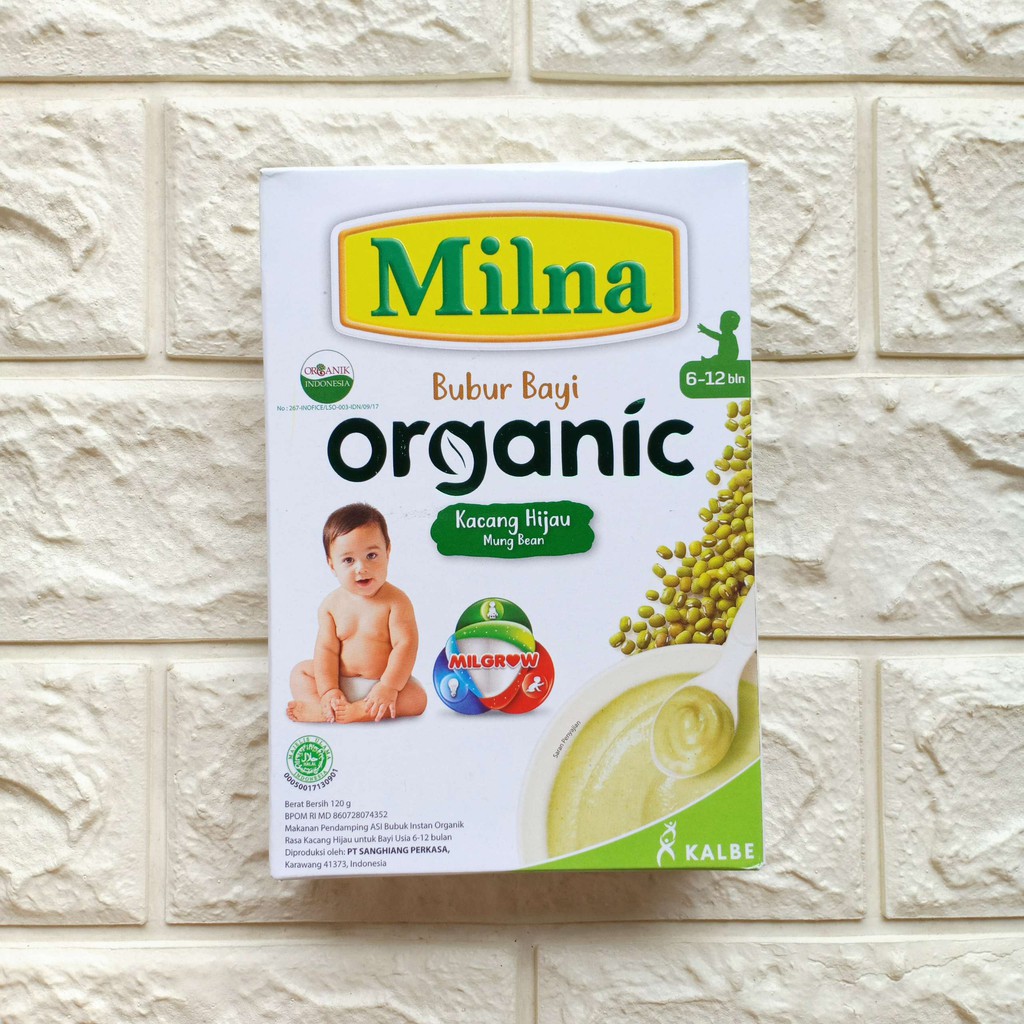 Milna Bubur Tim Bayi Wgain Goodmil Organic 120gr Makanan Baby Mpasi Instan usia 6 8 bulan ke atas