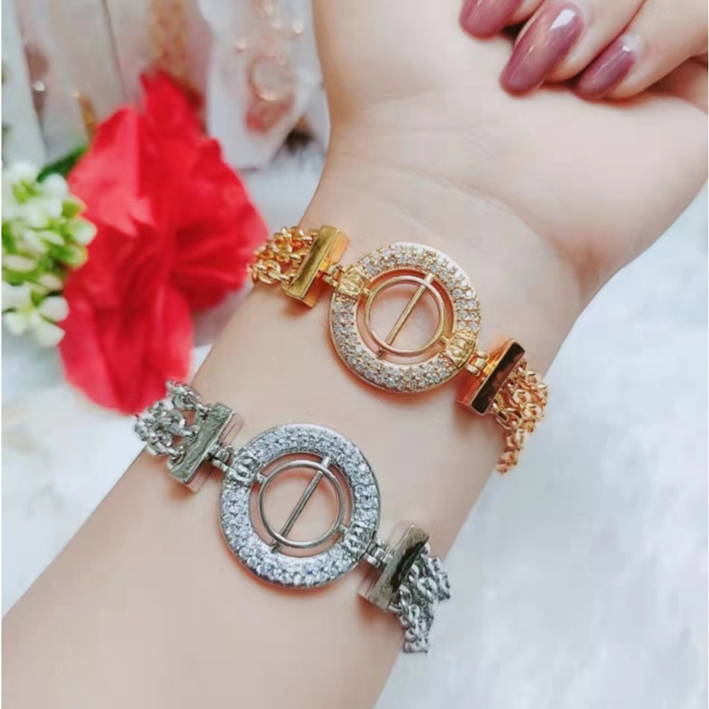 Gelang Xuping Permata Lapis Emas 18k Perhiasan Fashion 7001